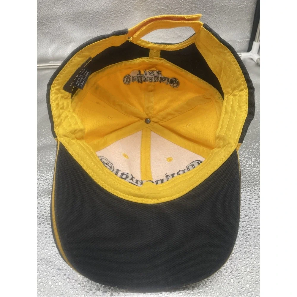 Continental Tire Baseball Cap Embroidered Yellow Black Adjustable Racing Cars